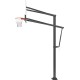 Баскетбольная стойка стационарная UNIX LINE B-Stand-PC 72"x42" R45 H230-305 см