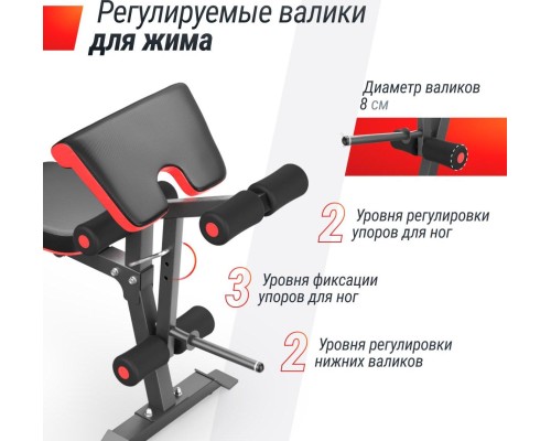 Скамья силовая универсальная UNIX FIT BENCH 160