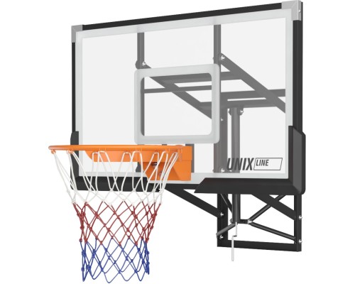 Баскетбольный щит регулируемый UNIX LINE B-BACKBOARD-PC 50"x32" R45