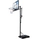 Баскетбольная стойка UNIX LINE B-STAND-PVC 44"x30" R45 H230-305 см